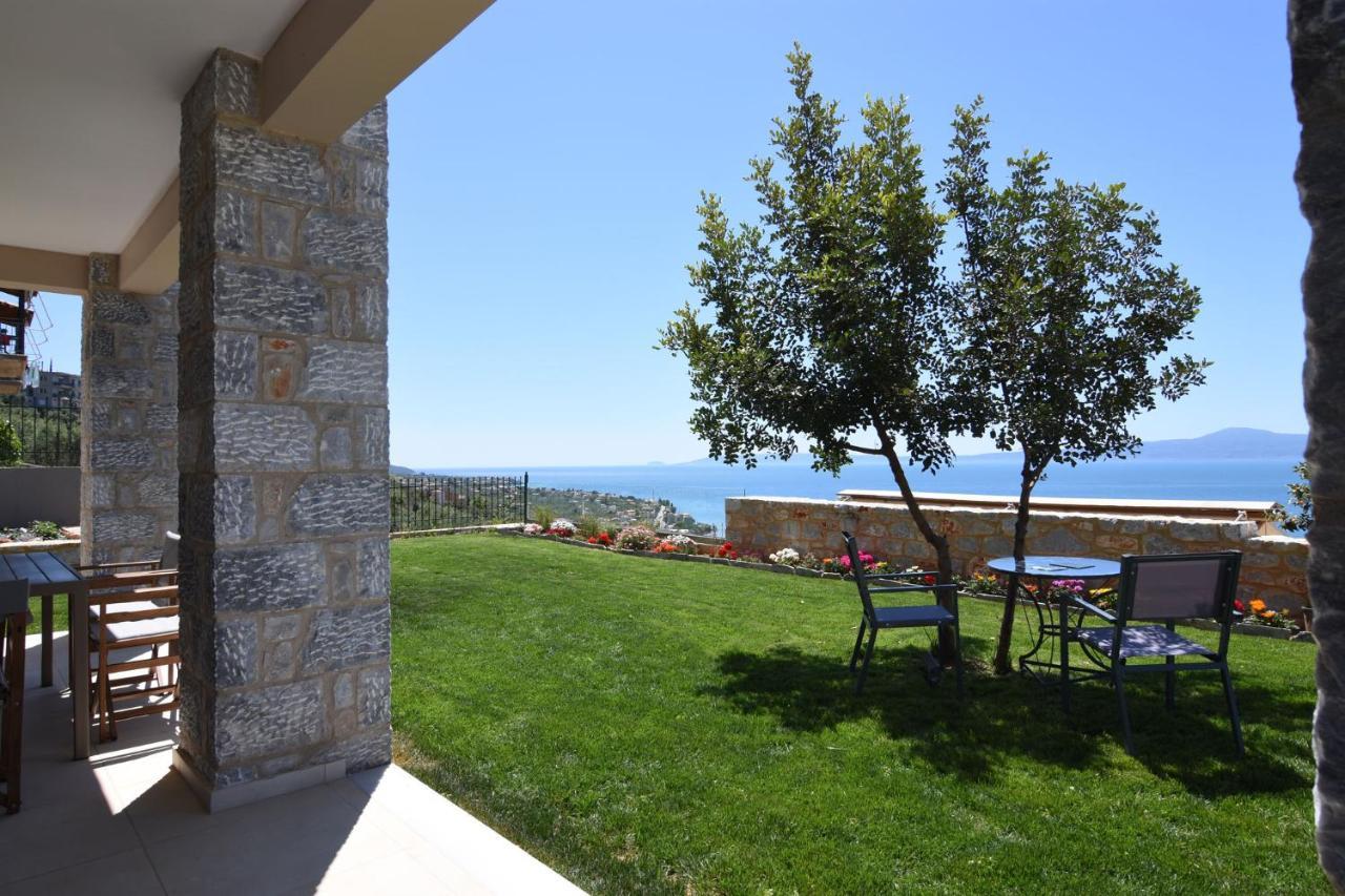 Villa Dafni - Infinite Sea Vistas With Private Pool Kalamáta Buitenkant foto