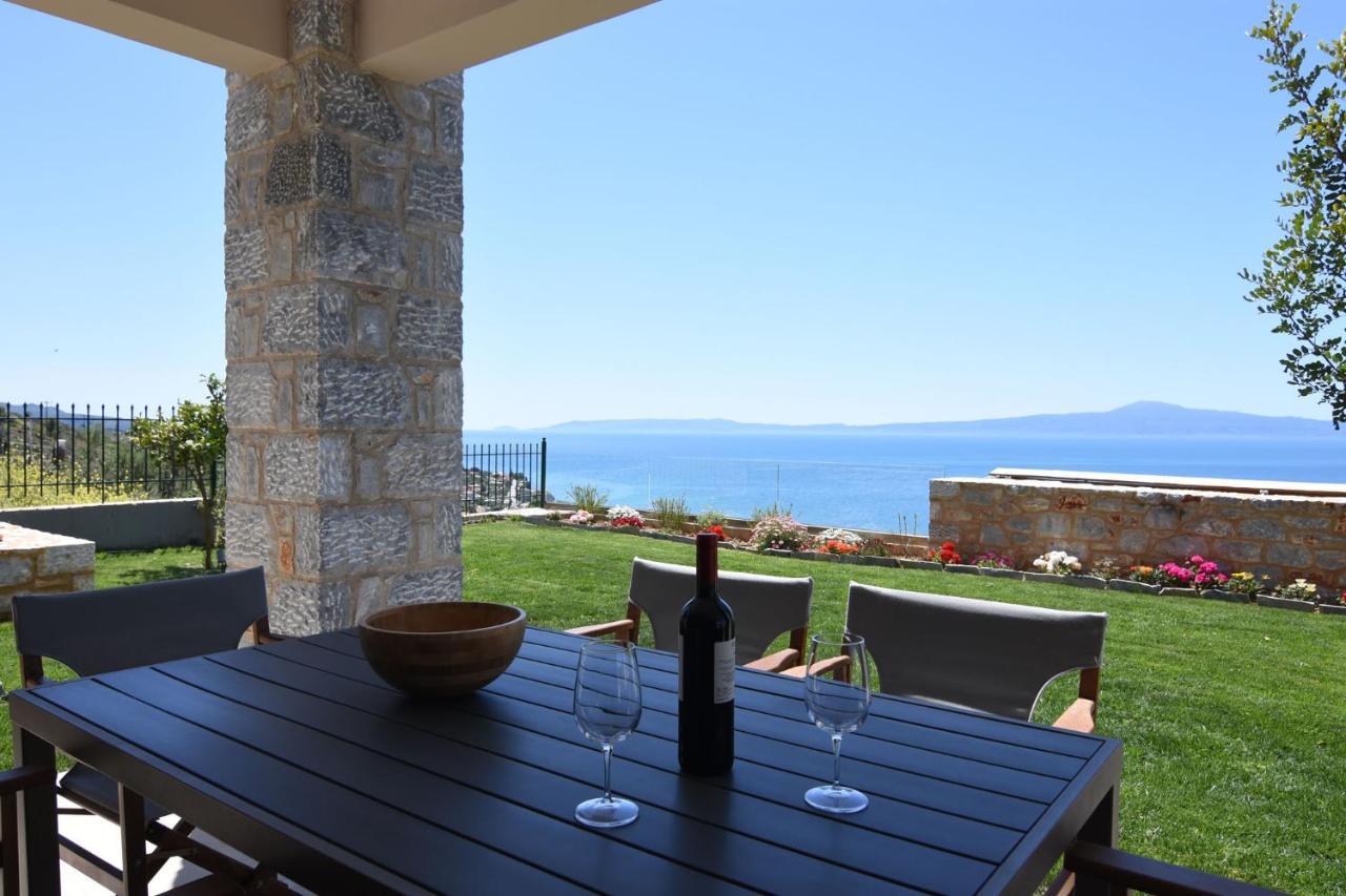 Villa Dafni - Infinite Sea Vistas With Private Pool Kalamáta Buitenkant foto