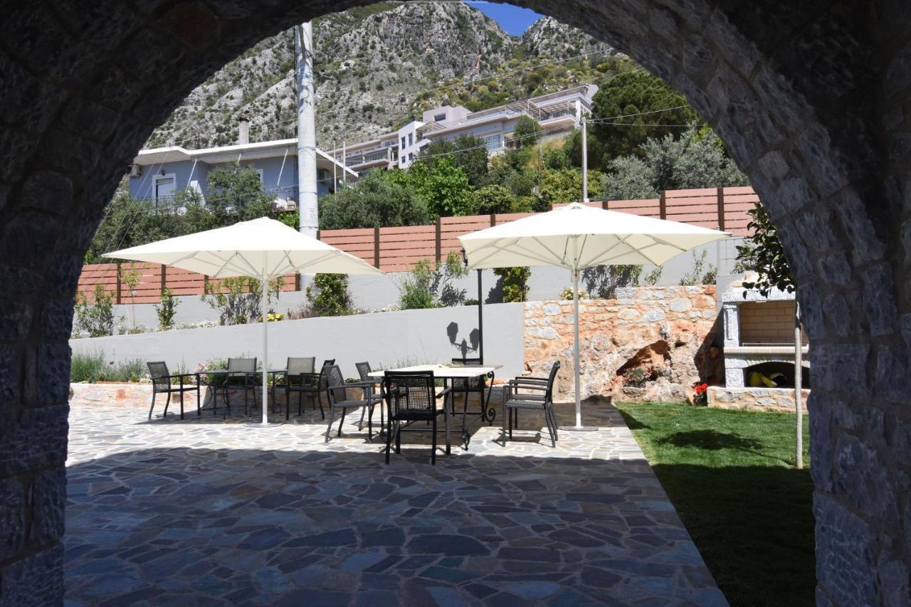 Villa Dafni - Infinite Sea Vistas With Private Pool Kalamáta Buitenkant foto